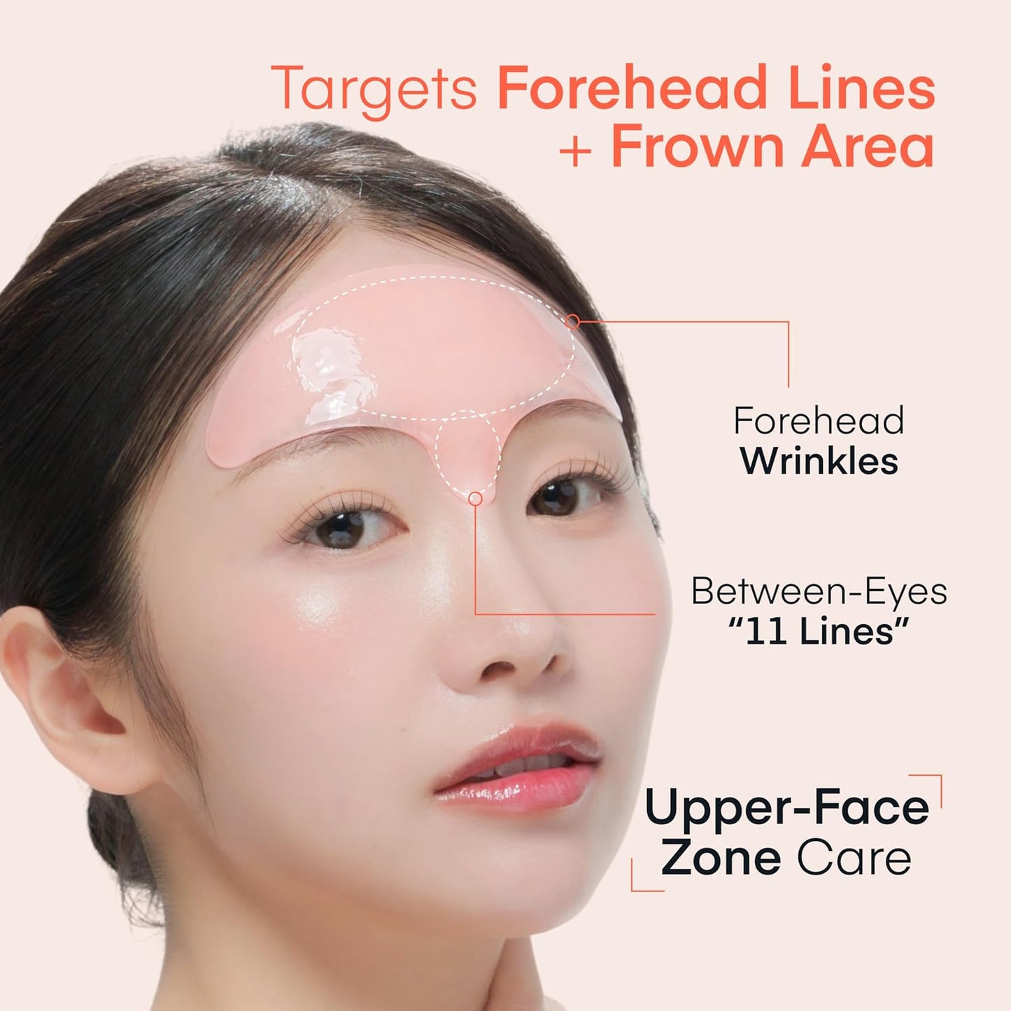 Revitalize Your Skin with Retinol PDRN Forehead Wrinkle Patches - Korean Hydrogel Mask for a Youthful Glow, 7 Sheets