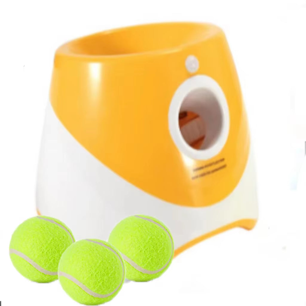 Ball Launcher Toy for Dogs Pet Products Dog Toys Keep Healthy Automatic Throw Pet 3 Distances Settings for Indoor Outdoor Play